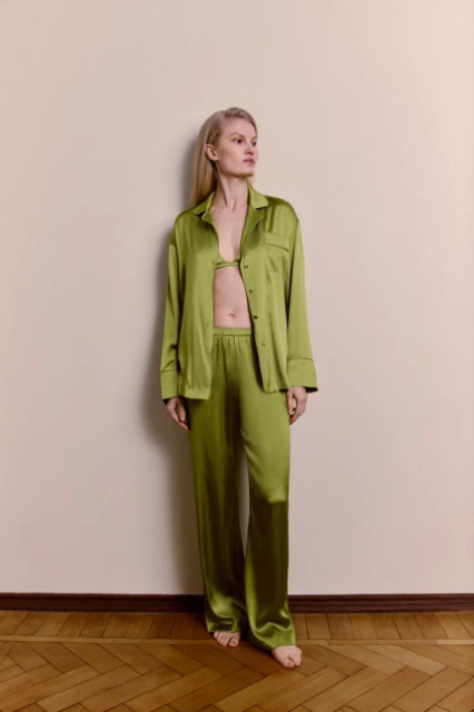 hover-Bonbon pistachio пижама